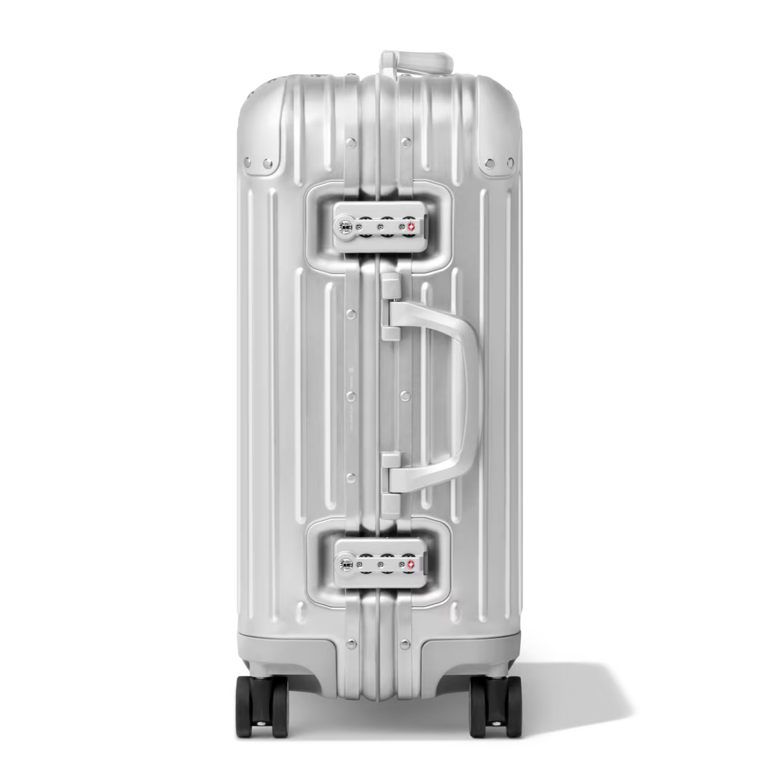 Portus Aluminium Suitcase Silver 20inch